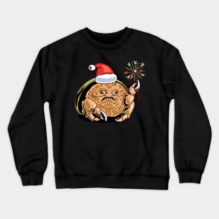 Christmas Sponge Crab Crewneck Sweatshirt